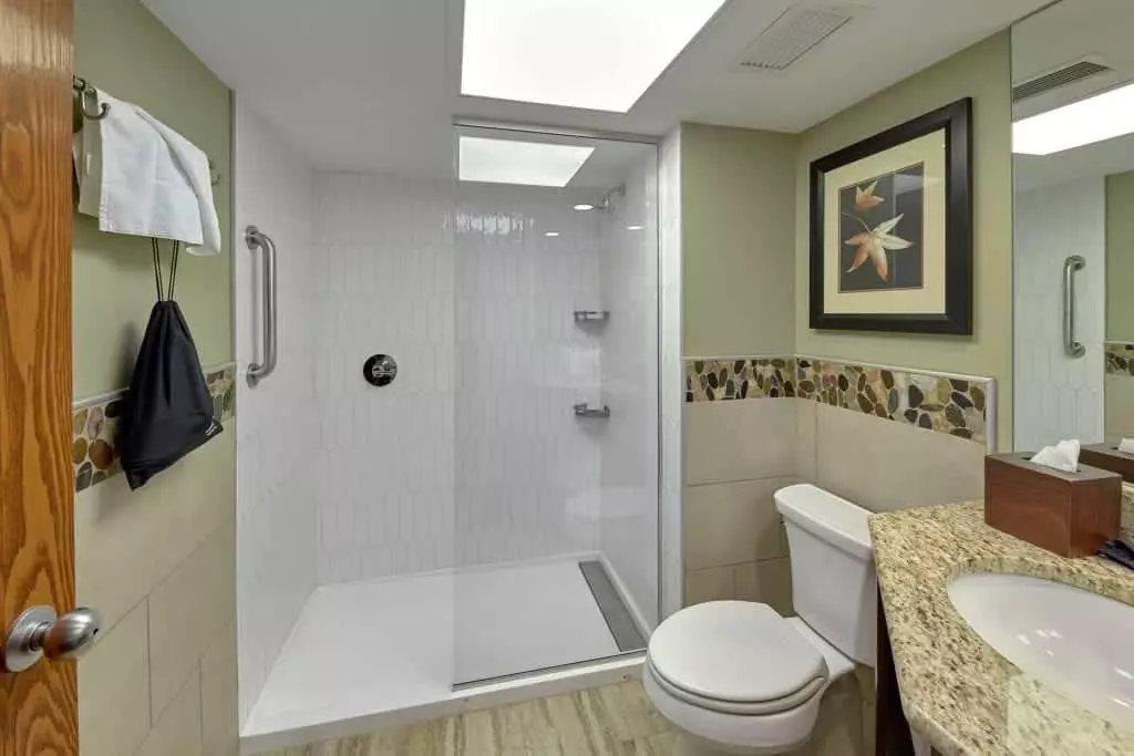 walk-in shower