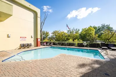 outdoor pool at The Inn on the River in summer