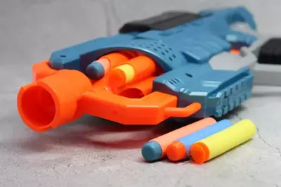 NERF gun and foam bullets