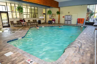 indoor pool in Inn on the River