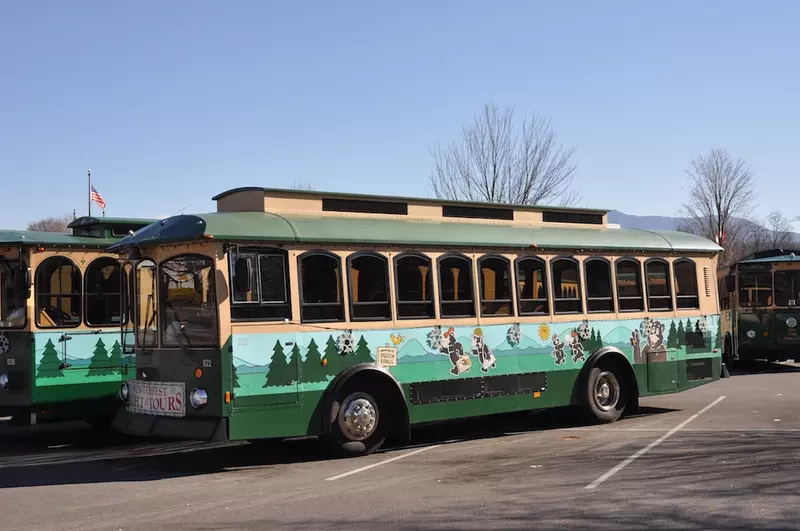 Pigeon Forge trolley