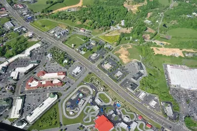 aerial sevierville