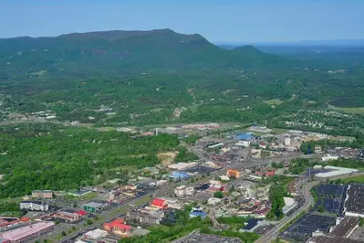 aerial pigeon forge