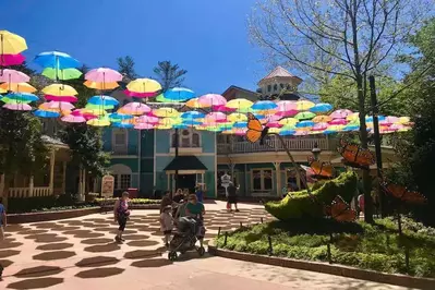 umbrella sky dollywood