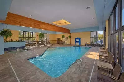 Heated indoor pool at The Inn On The River