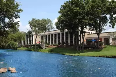 The Inn overlooking the river