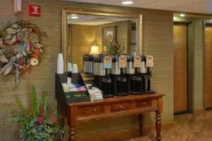 24-hour Complimentary Coffee, Tea, Hot Chocolate in lobby of our Pigeon Forge hotel