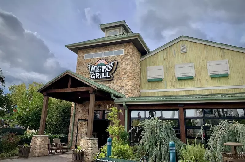 Timberwood Grill restaurant at the Island in Pigeon Forge