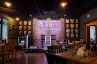 stage in Puckett's Restaurant