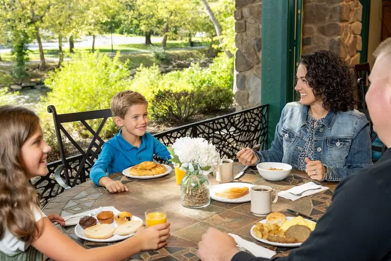 complimentary breakfast at our hotel in pigeon forge saves you money